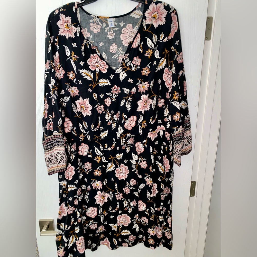 OLD NAVY PLUS SIZE floral print dress